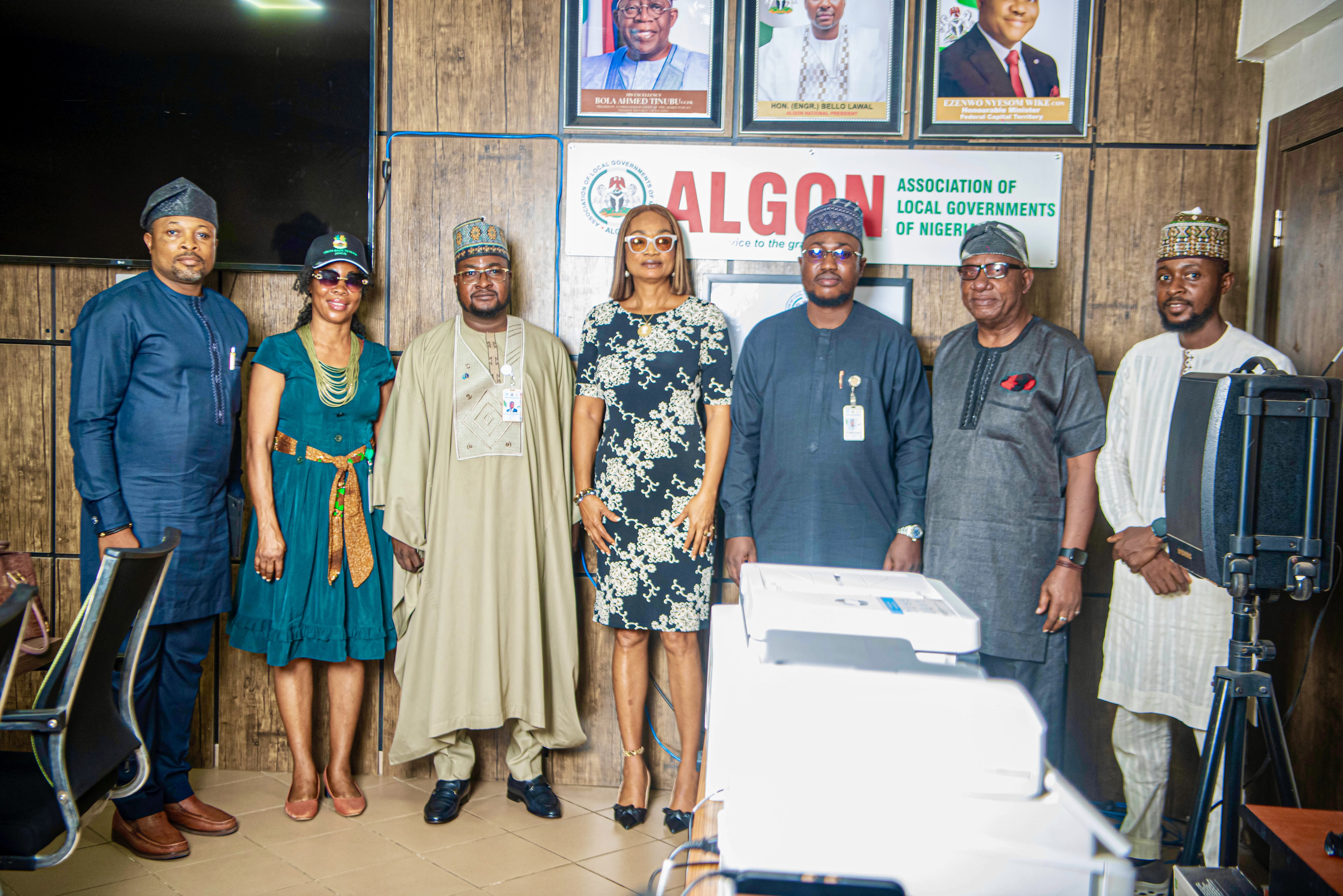 YBTFWDI Met with Association of Local Governments of Nigeria ALGON In Abuja