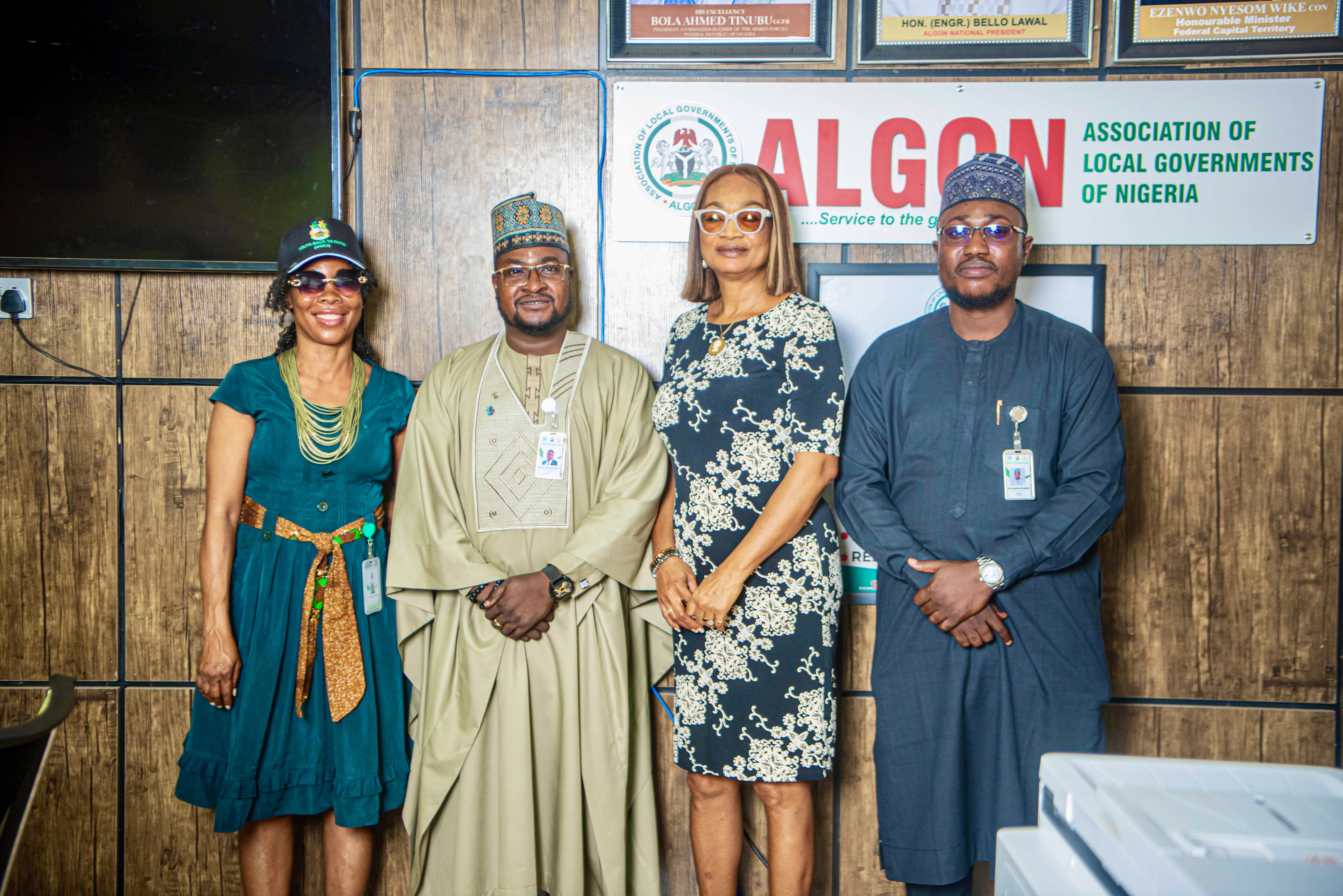 YBTFWDI Met with Association of Local Governments of Nigeria ALGON In Abuja