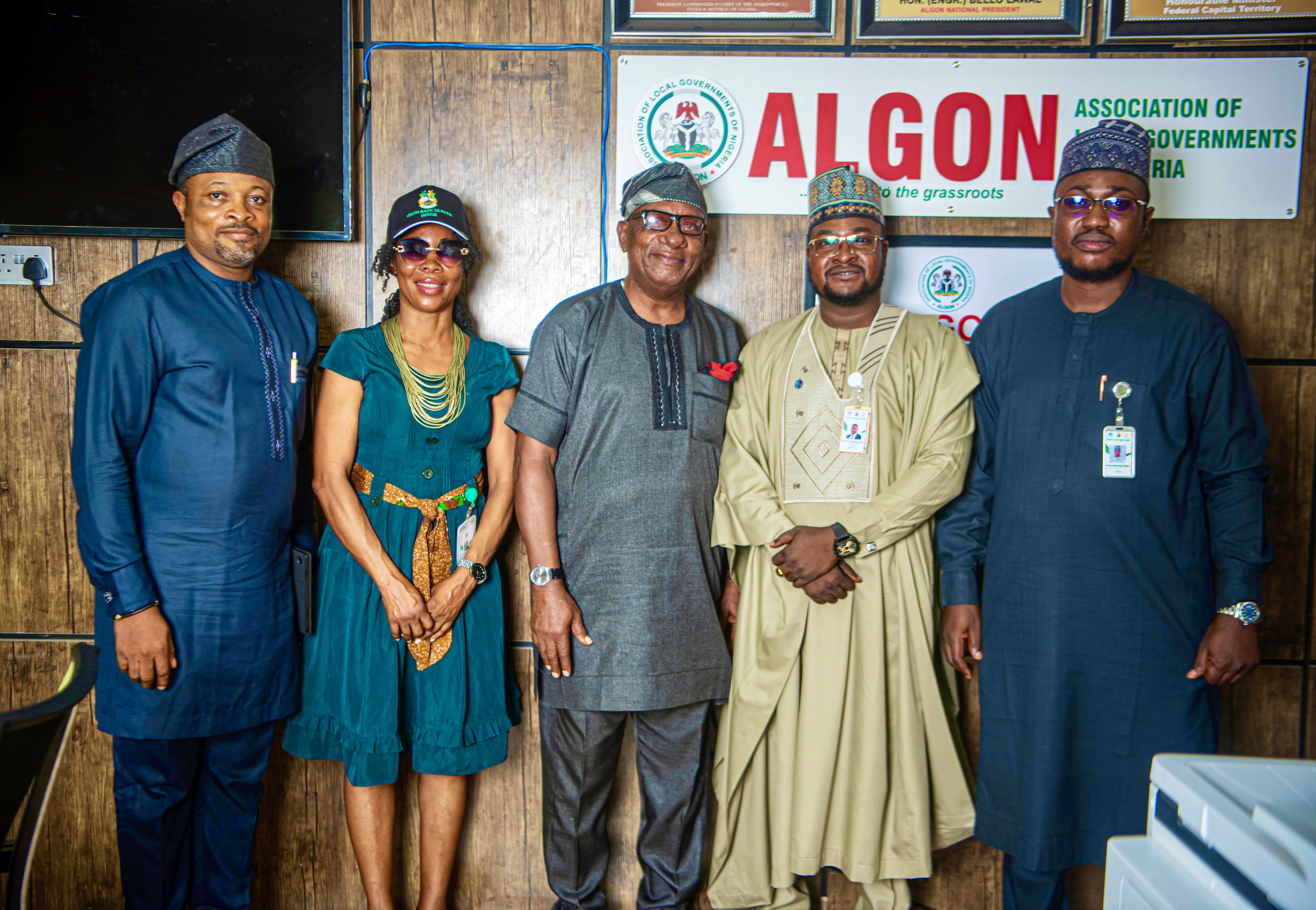 YBTFWDI Met with Association of Local Governments of Nigeria ALGON In Abuja