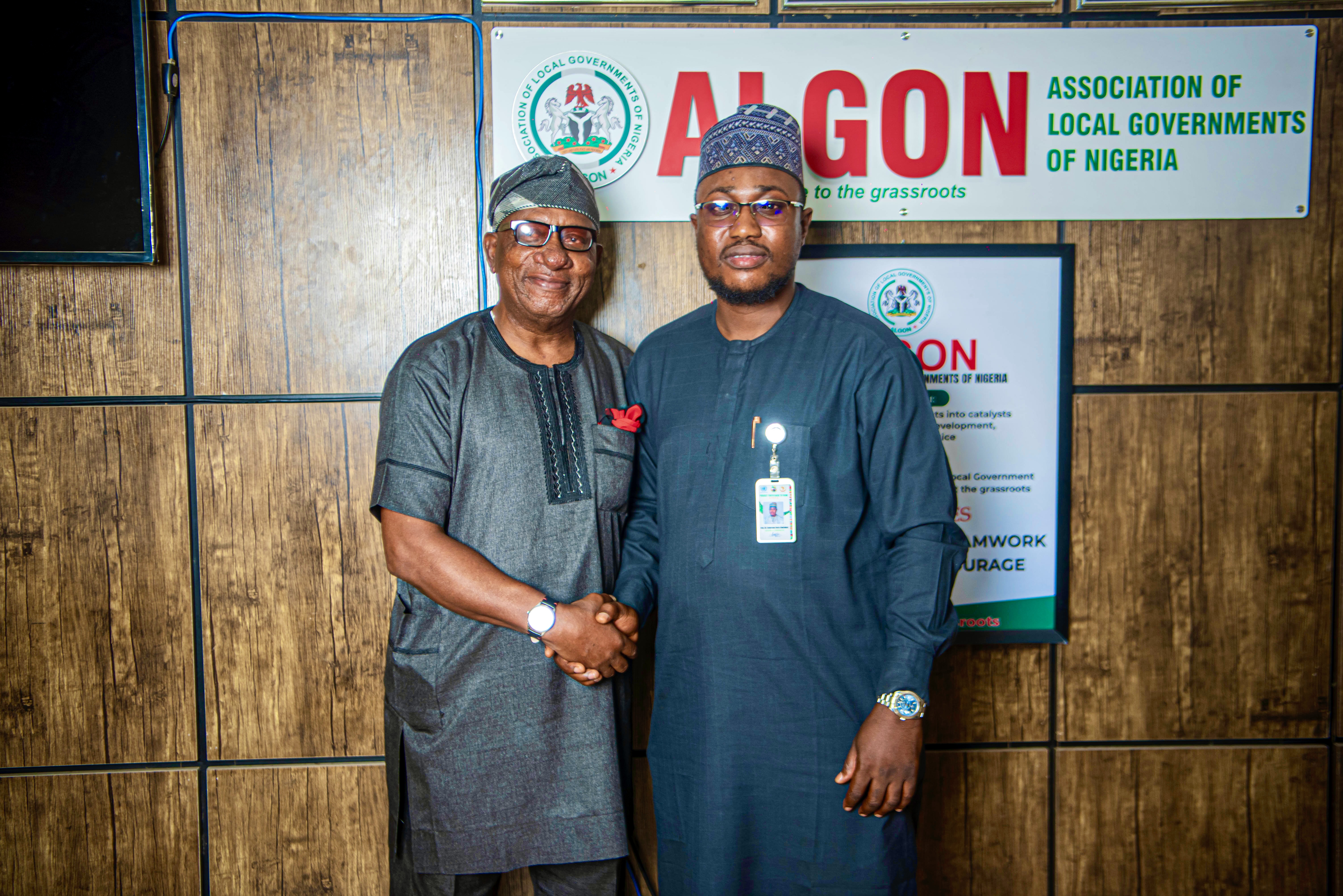 YBTFWDI Met with Association of Local Governments of Nigeria ALGON In Abuja